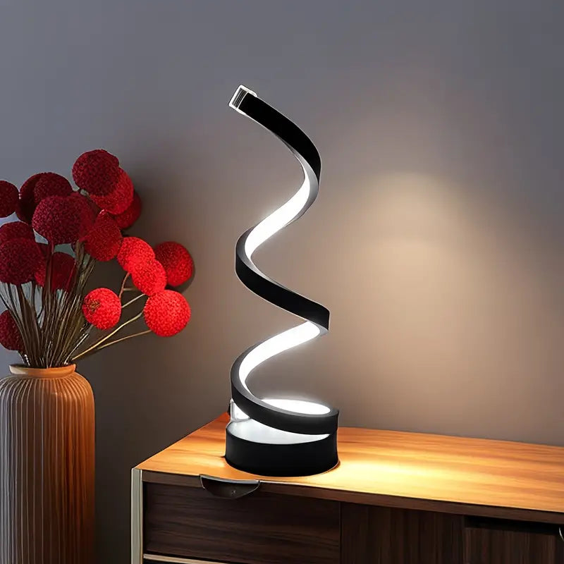 Moderne Minimalistisk Dæmpbar Spiral-Bordlampe